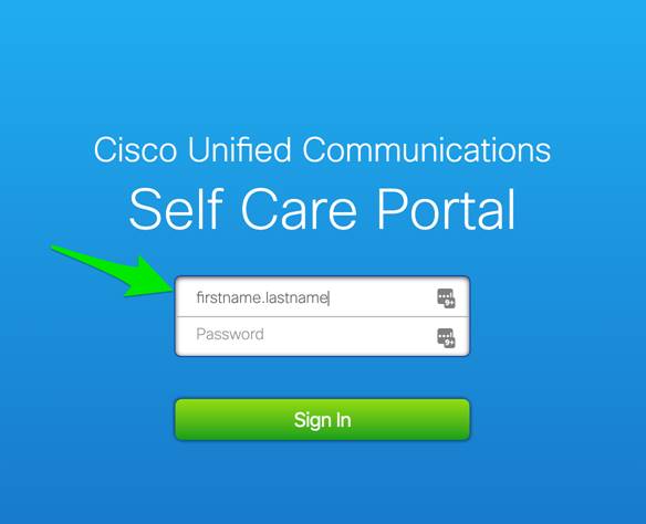 Cisco Unified Communications Login