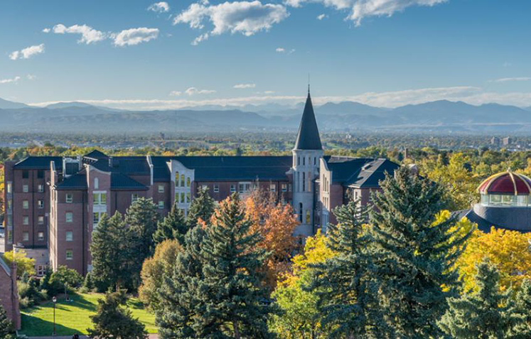 Drone campus sunset sept 2020